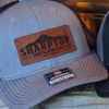 Heather Grey/Black - Richardson 112 - Rectangle Leather Patch