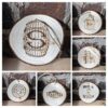 Wooden Slice Christmas Ornaments